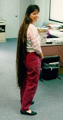 Самые длинные волосы
