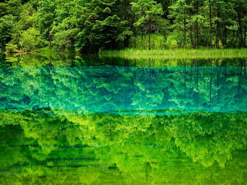 Разноцветные озера