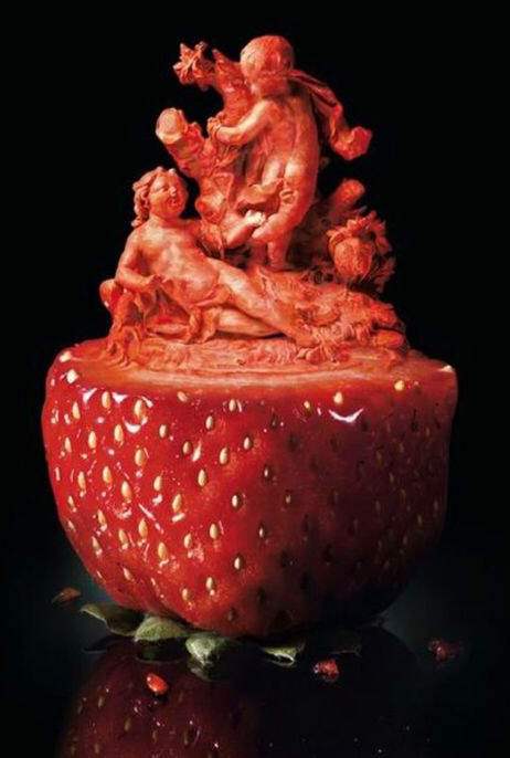 Оригинальные фруктовые скульптуры