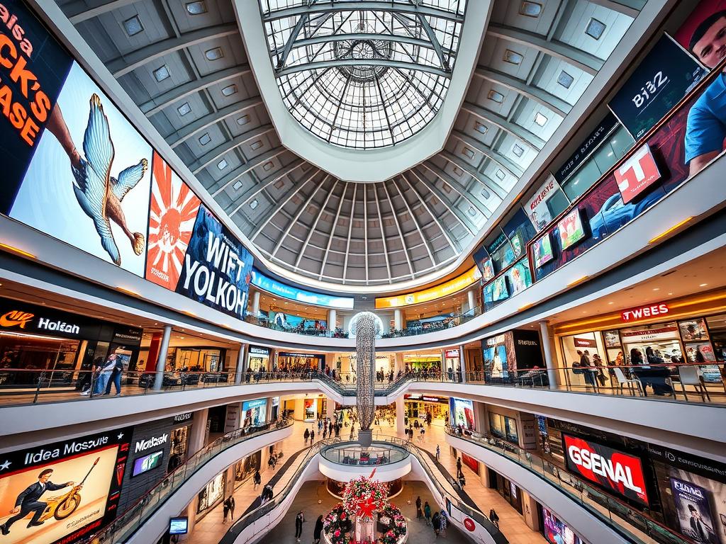 Shopping mall in Moscowфото